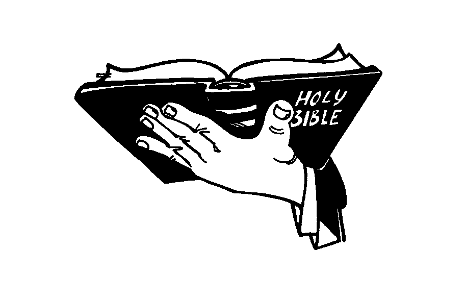 open hand clipart. Bible in Hand 6K Gif Image